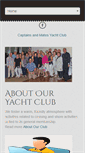 Mobile Screenshot of captainsandmatesyachtclub.com