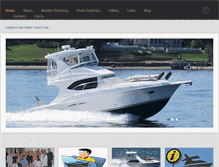 Tablet Screenshot of captainsandmatesyachtclub.com
